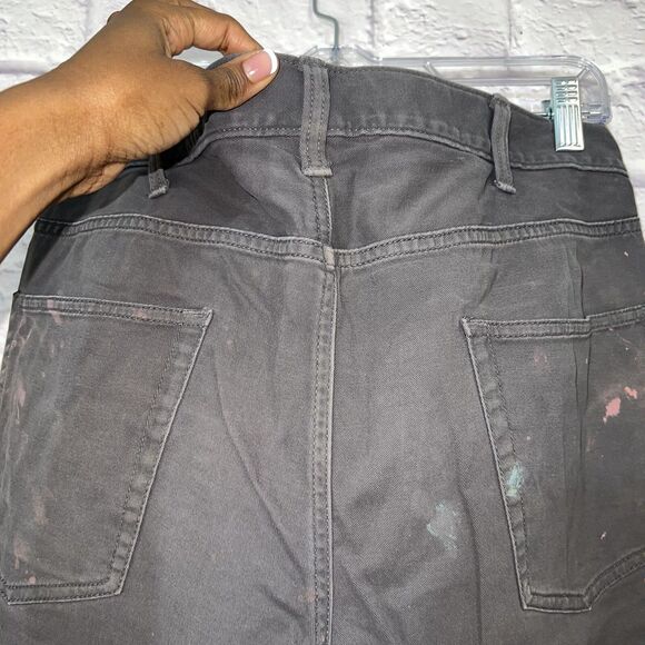 Urban Pipeline MaxFlex Men’s Straight Jeans 38x30 Blue Bleach Paint Splatter I - Picture 7 of 15